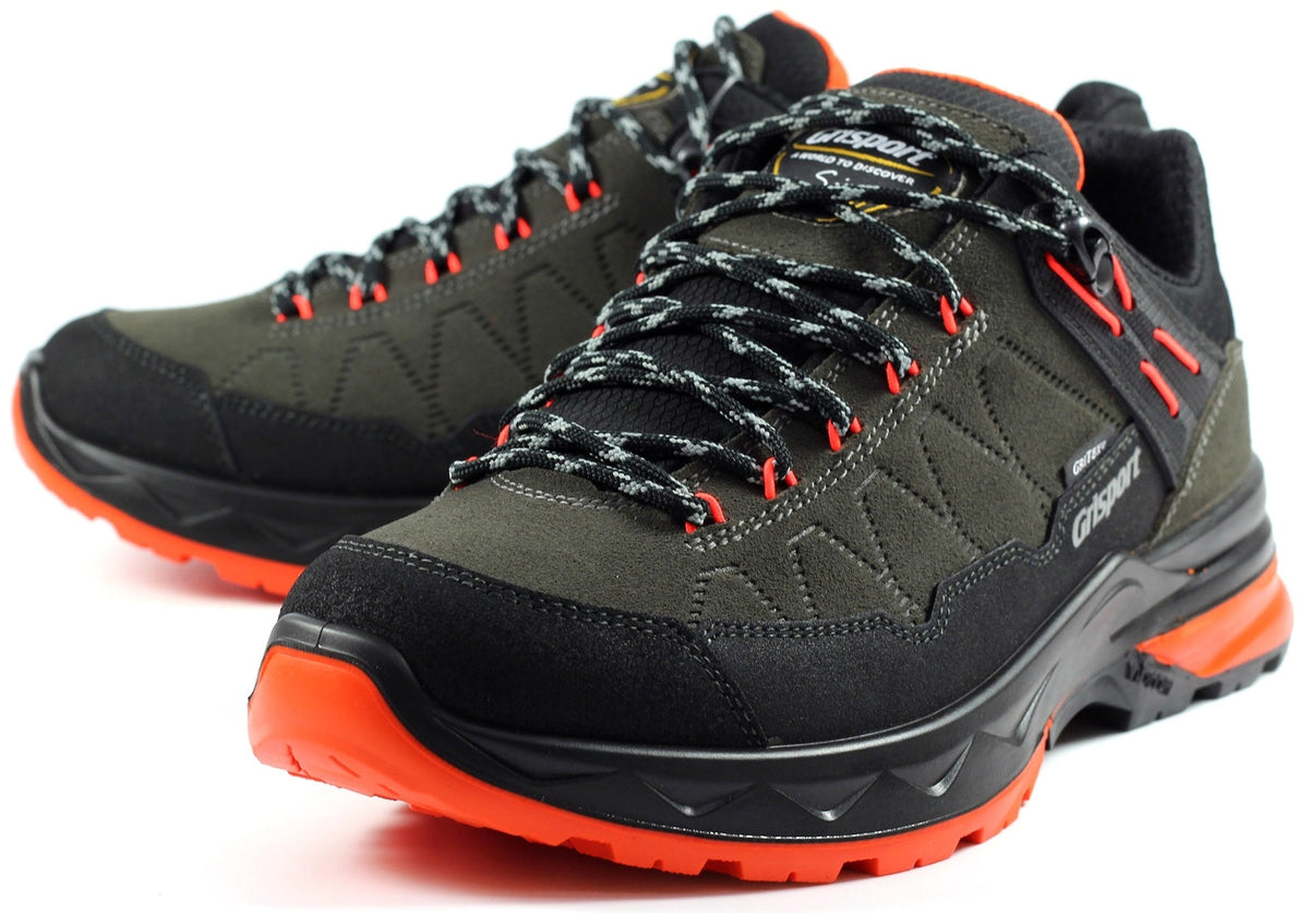 Grisport Spur Waterproof Mens Walking Shoes - Grey