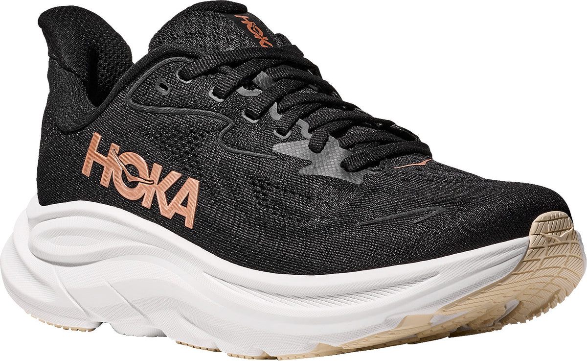 Hoka Clifton 10 Womens Running Shoes - Black
