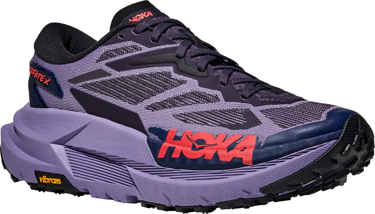 Hoka Mafate X Womens Trail Running Shoes - Purple