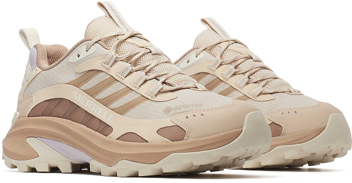 Merrell Moab Speed 2 GORE-TEX Womens Walking Shoes - Beige