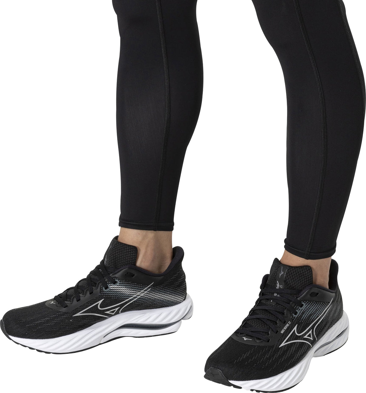 Mizuno Wave Inpsire 21 Mens Running Shoes - Black