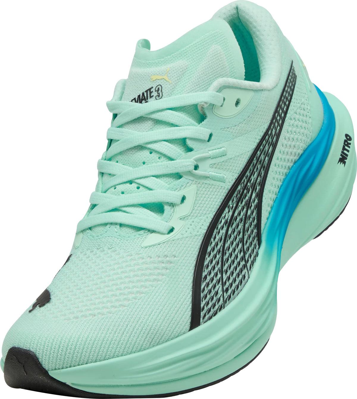 Puma Deviate Nitro 3 Mens Running Shoes - Green