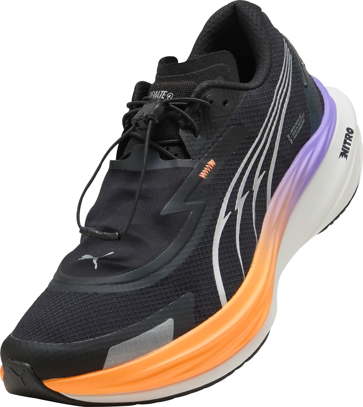 Puma Deviate Nitro 3 WTR+ Mens Running Shoes - Black