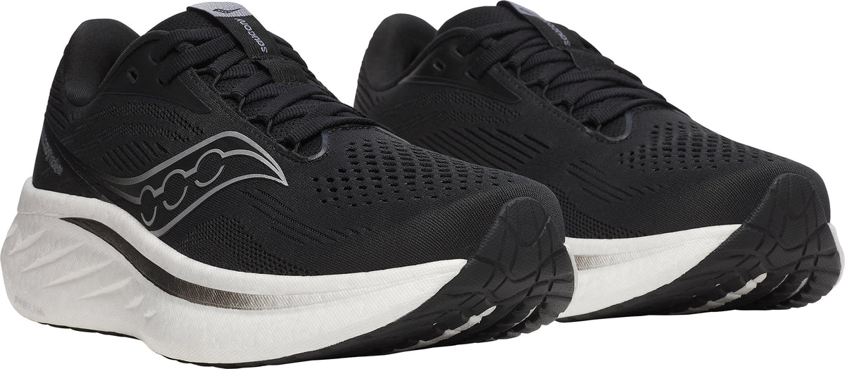 Saucony Ride 18 Womens Running Shoes - Black