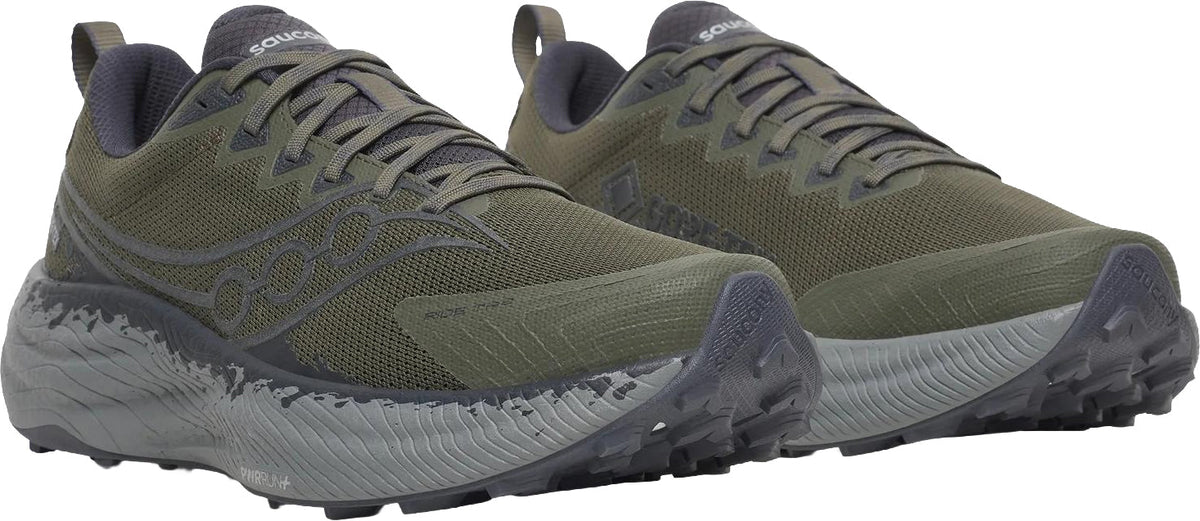 Saucony Ride TR3 GORE-TEX Mens Trail Running Shoes - Green