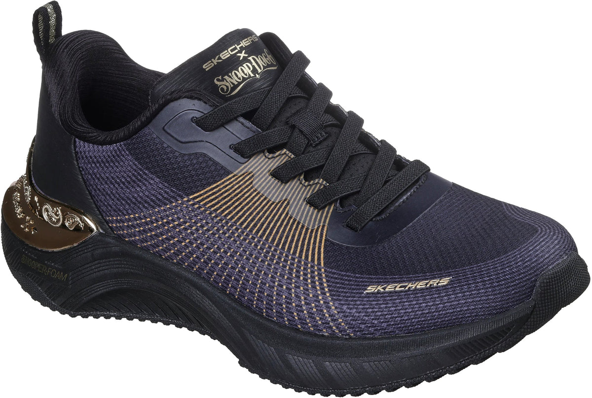 Skechers Snoop Ace Cyber Walker Womens Shoes - Black