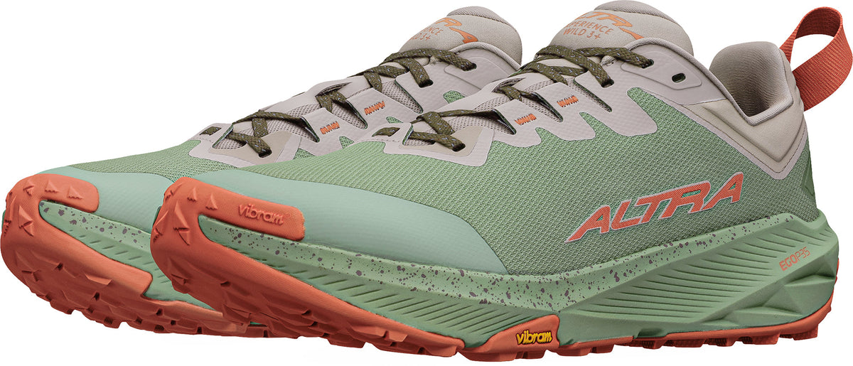 Altra Experience Wild 3+ Mens Trail Running Shoes - Green
