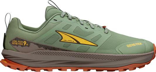 Altra Lone Peak 9+ GORE-TEX Mens Trail Running Shoes - Green