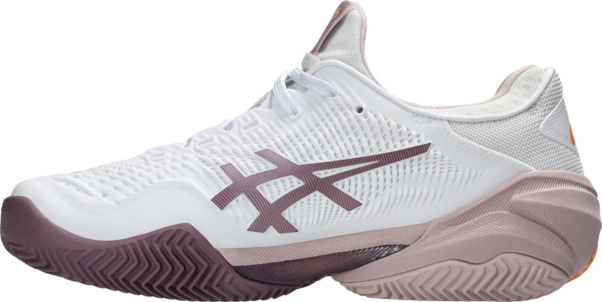Asics Court FF 3 Clay Womens Tennis Shoes - White