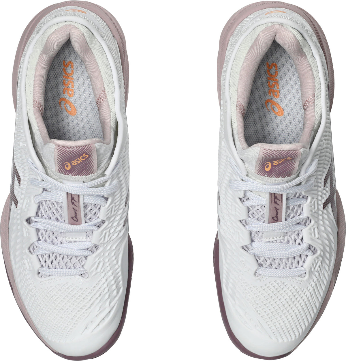 Asics Court FF 3 Clay Womens Tennis Shoes - White
