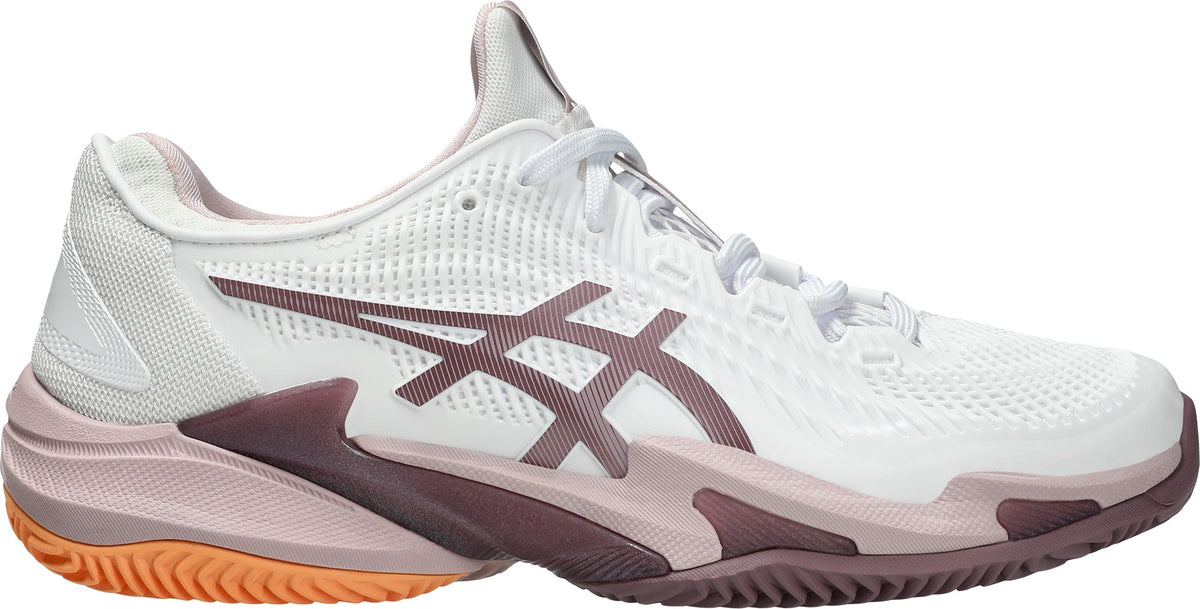 Asics Court FF 3 Clay Womens Tennis Shoes - White