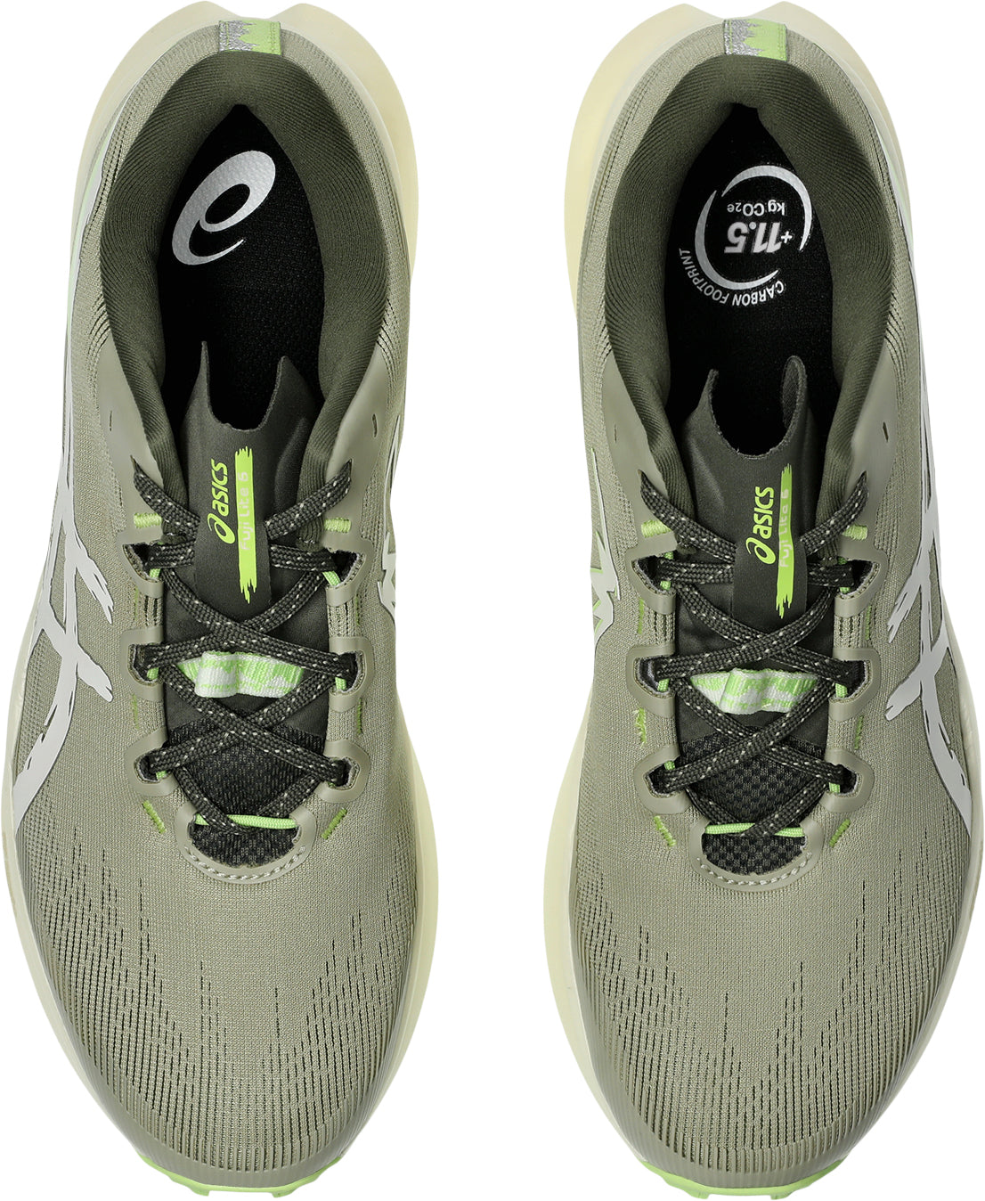 Asics Fuji Lite 6 Mens Trail Running Shoes - Green