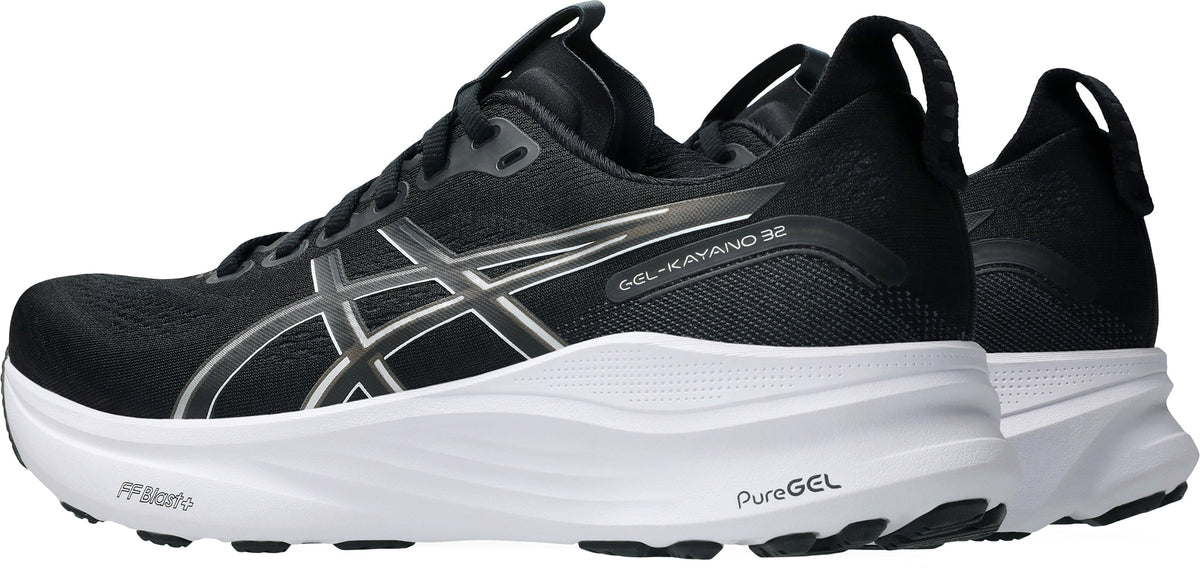 Asics Gel Kayano 32 WIDE FIT (2E) Mens Running Shoes - Black