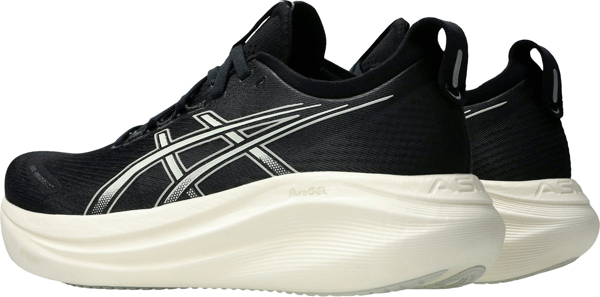 Asics Gel Nimbus 27 WIDE FIT Mens Running Shoes - Black