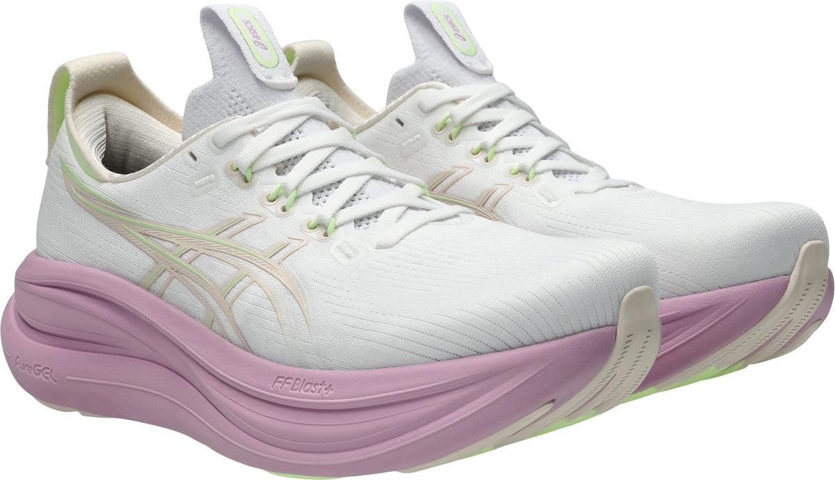 Asics Gel Nimbus 28 Womens Running Shoes - White