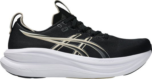 Asics Gel Nimbus 28 WIDE FIT Mens Running Shoes - Black