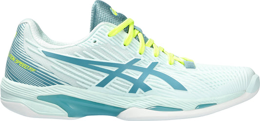 Asics Solution Speed FF 2 Womens Indoor Court Shoes - Green