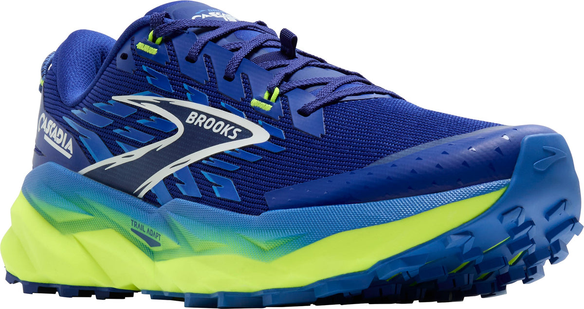 Brooks Cascadia 19 WIDE FIT Mens Trail Running Shoes - Blue