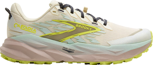 Brooks Cascadia 19 Womens Trail Running Shoes - Cream