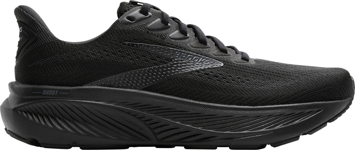 Brooks Ghost 17 WIDE FIT (4E) Mens Running Shoes - Black