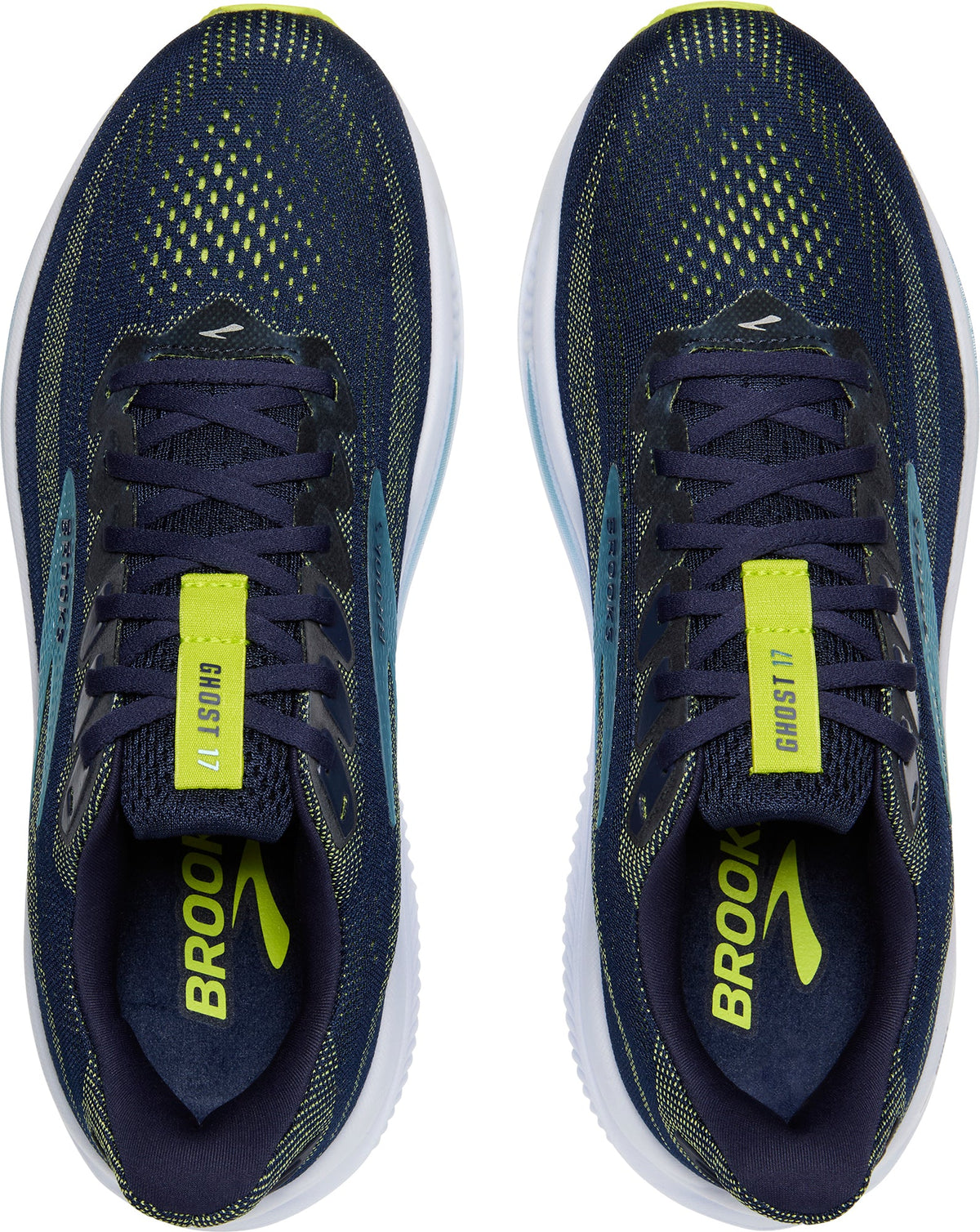 Brooks Ghost 17 WIDE FIT (2E) Mens Running Shoes - Blue