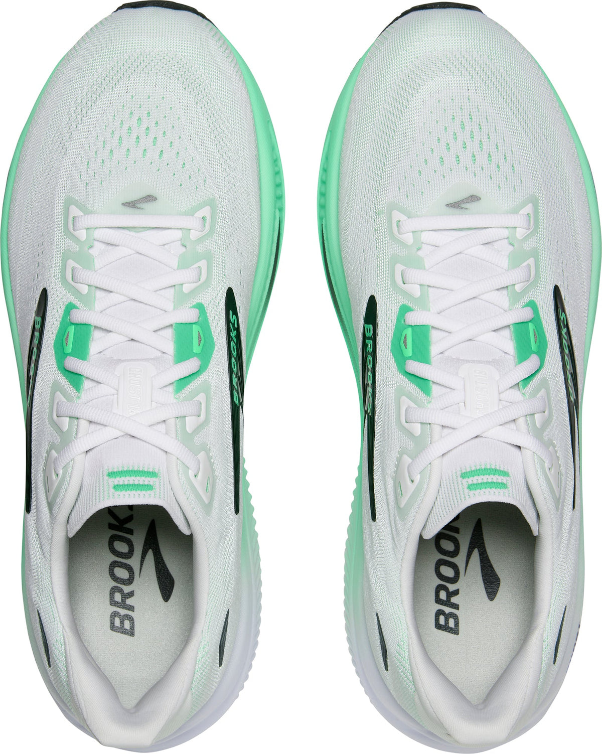 Brooks Ghost 18 Mens Running Shoes - White