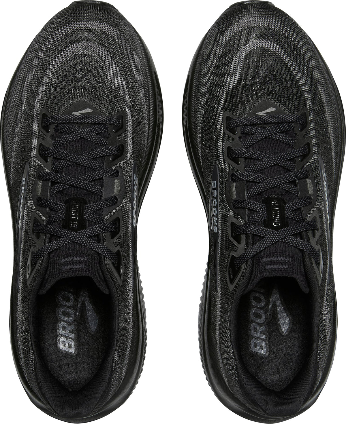Brooks Ghost 18 WIDE FIT Womens Running Shoes - Black