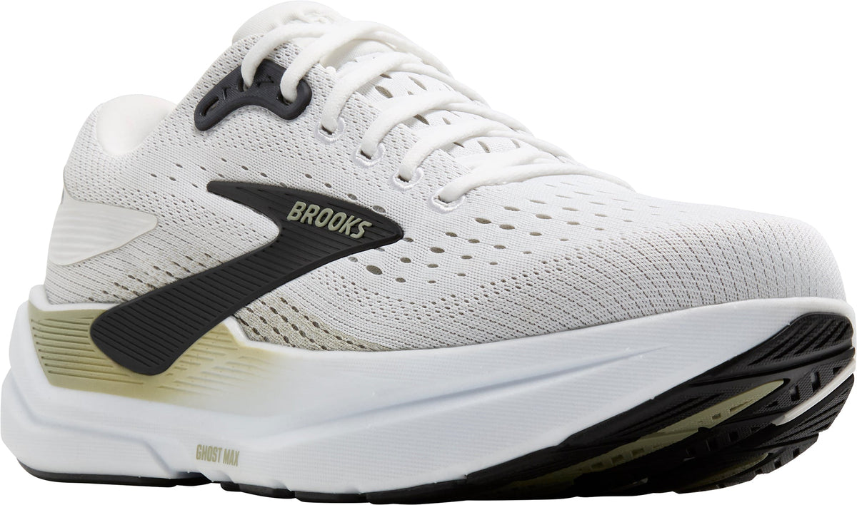 Brooks Ghost Max 3 WIDE FIT (2E) Mens Running Shoes - White