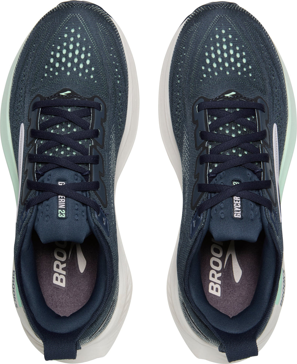 Brooks Glycerin 23 WIDE FIT Womens Running Shoes - Blue