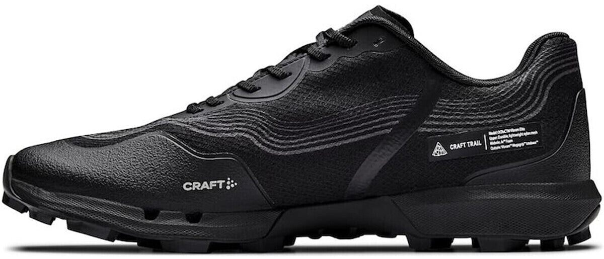 Craft OCRxCTM Vibram Elite Mens Trail Running Shoes - Black