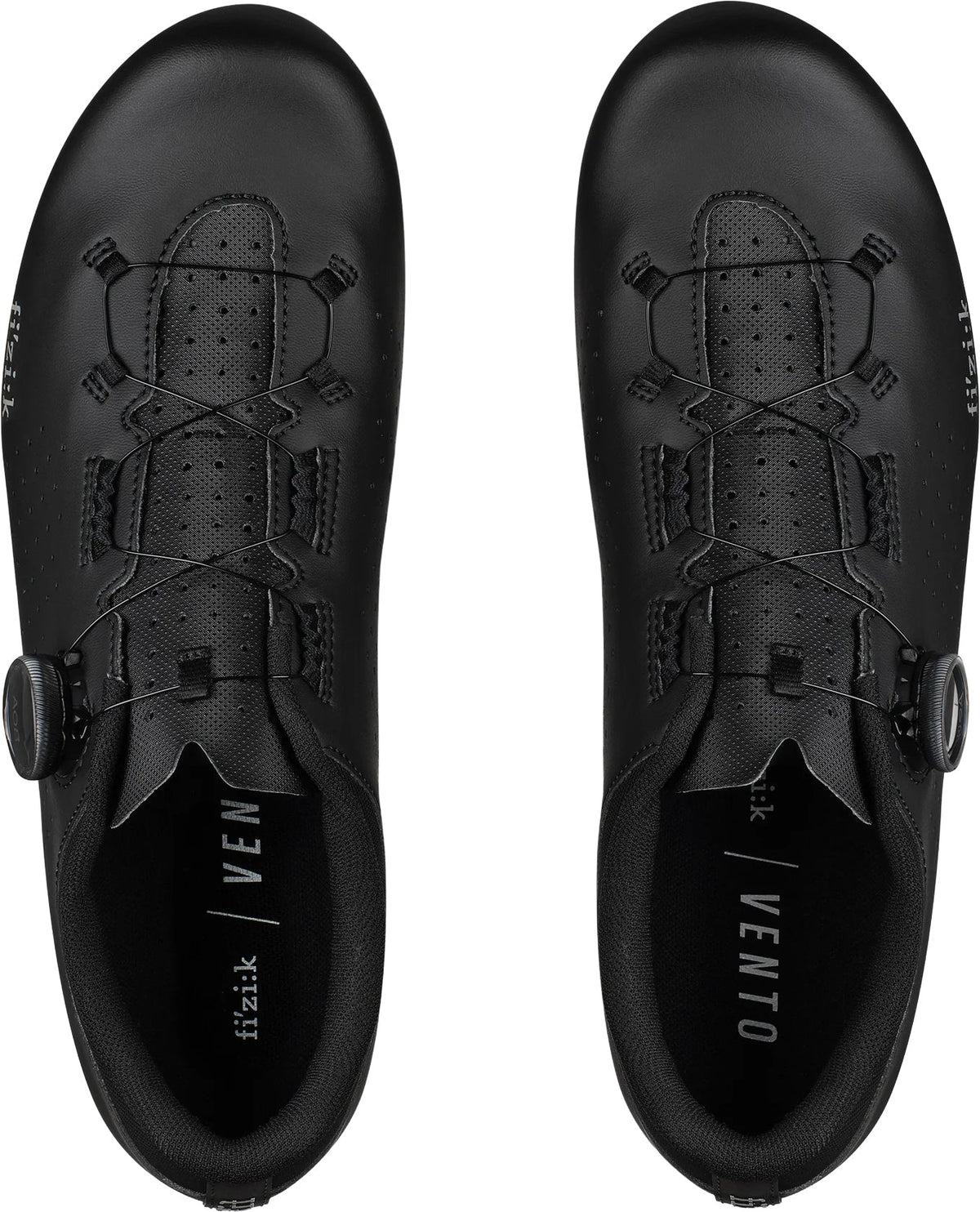 Fizik Vento Omna Wide Fit Road Cycling Shoes - Black
