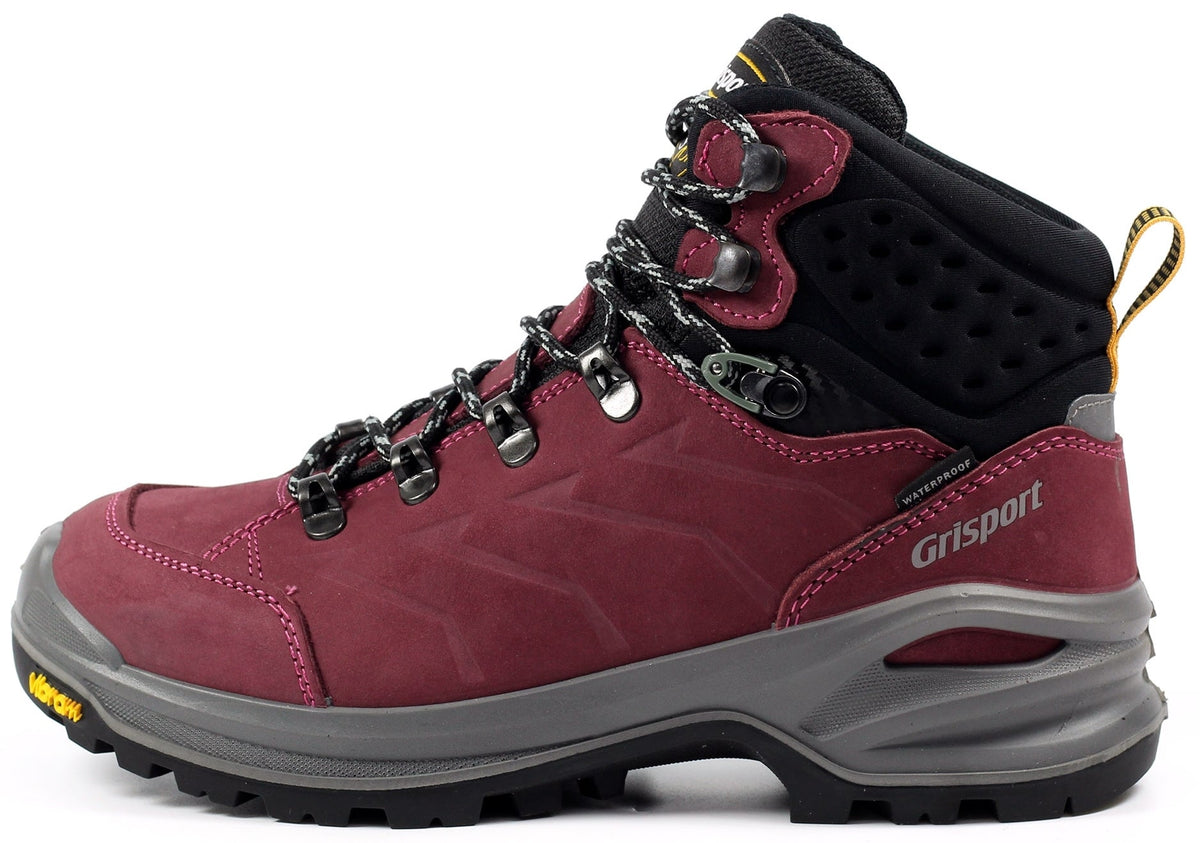 Grisport Lynx Waterproof Womens Walking Boots - Red
