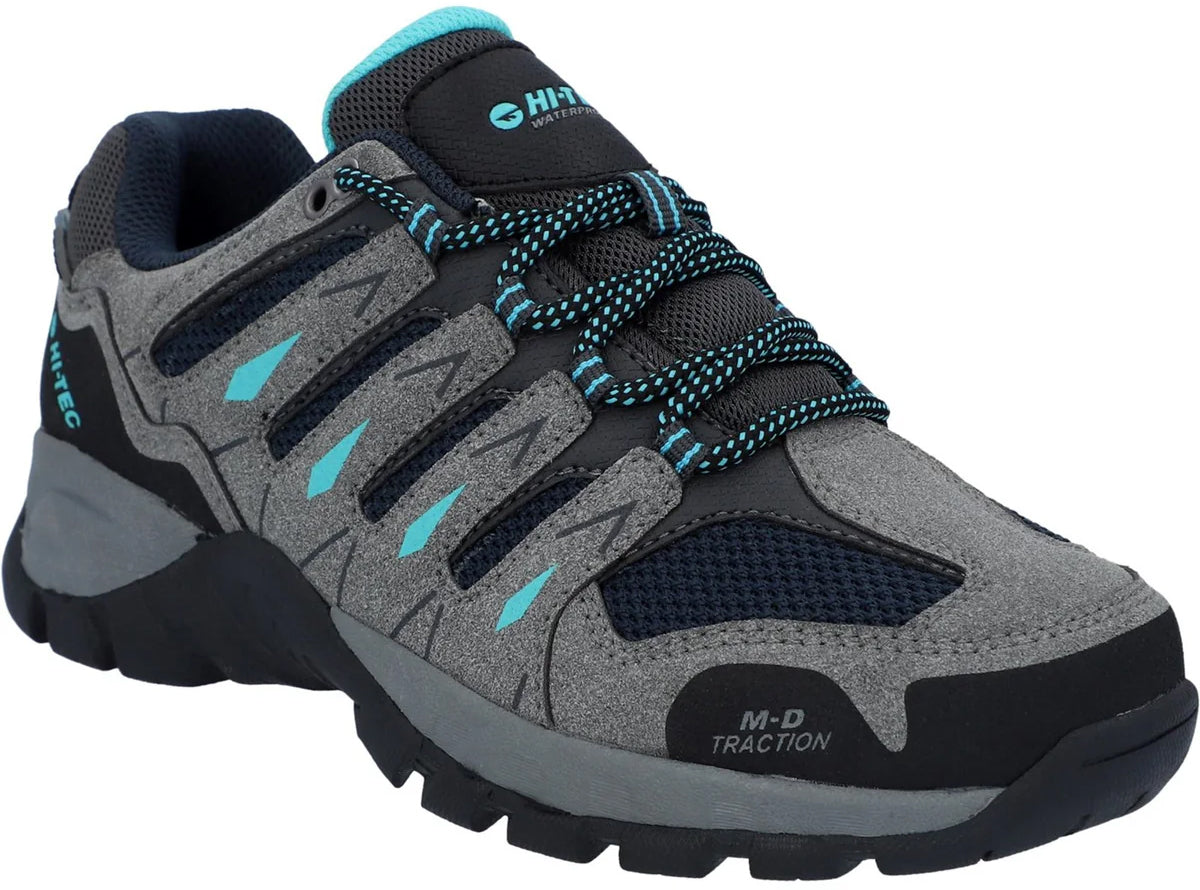Hi-Tec Corzo Waterproof Womens Walking Shoes - Grey