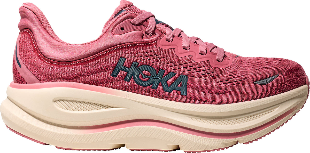 Hoka Bondi 9 Womens Running Shoes - Pink