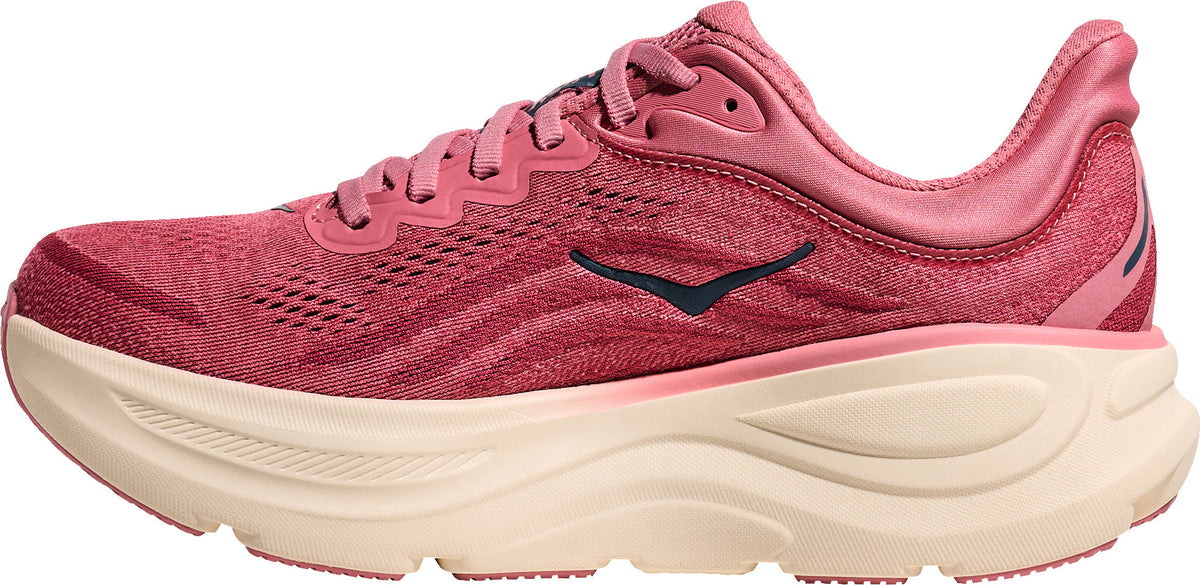 Hoka Bondi 9 WIDE FIT Womens Running Shoes - Pink