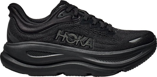 Hoka Bondi 9 WIDE FIT Womens Running Shoes - Black