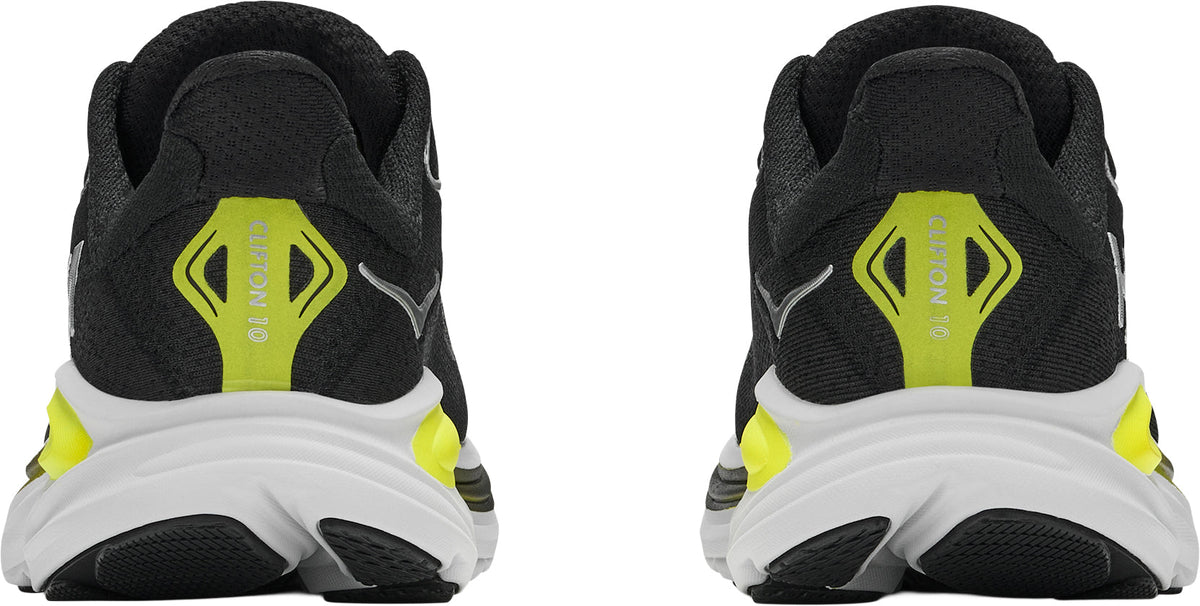 Hoka Cliftion 10 Junior Running Shoes - Black