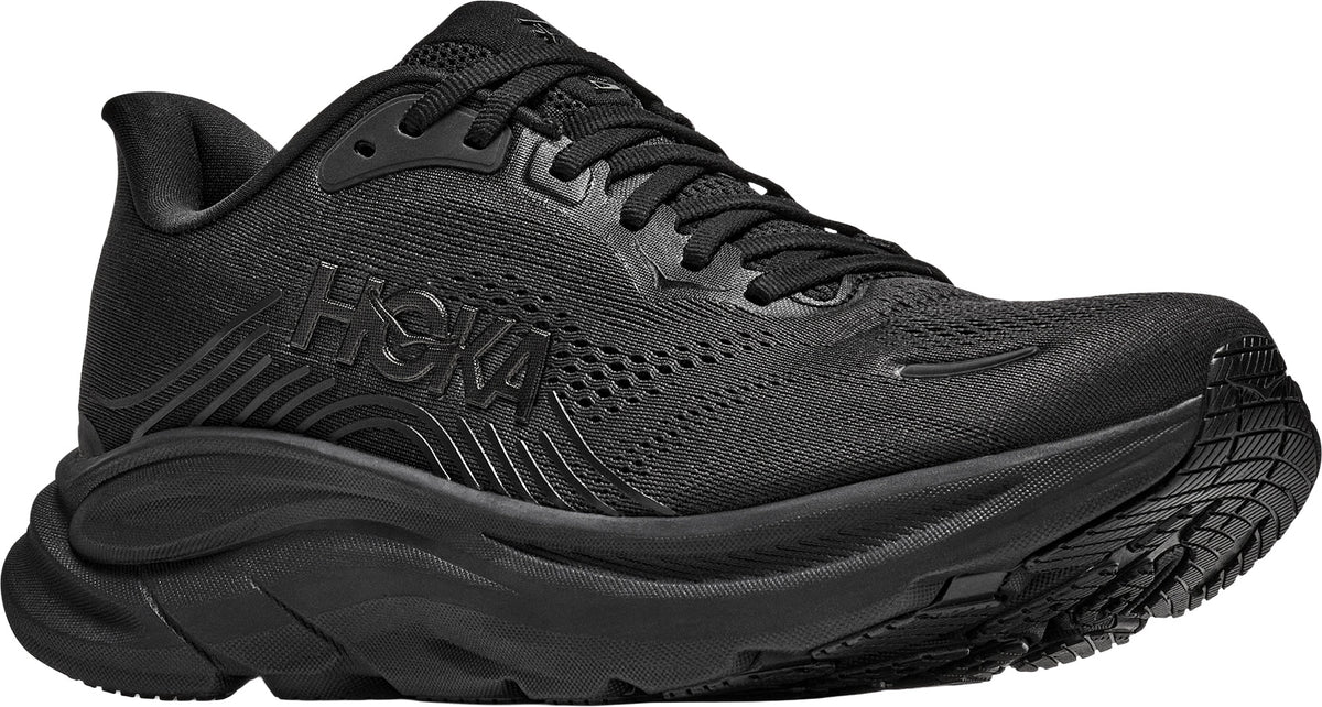 Hoka Clifton 11 WIDE FIT Womens Running Shoes - Black