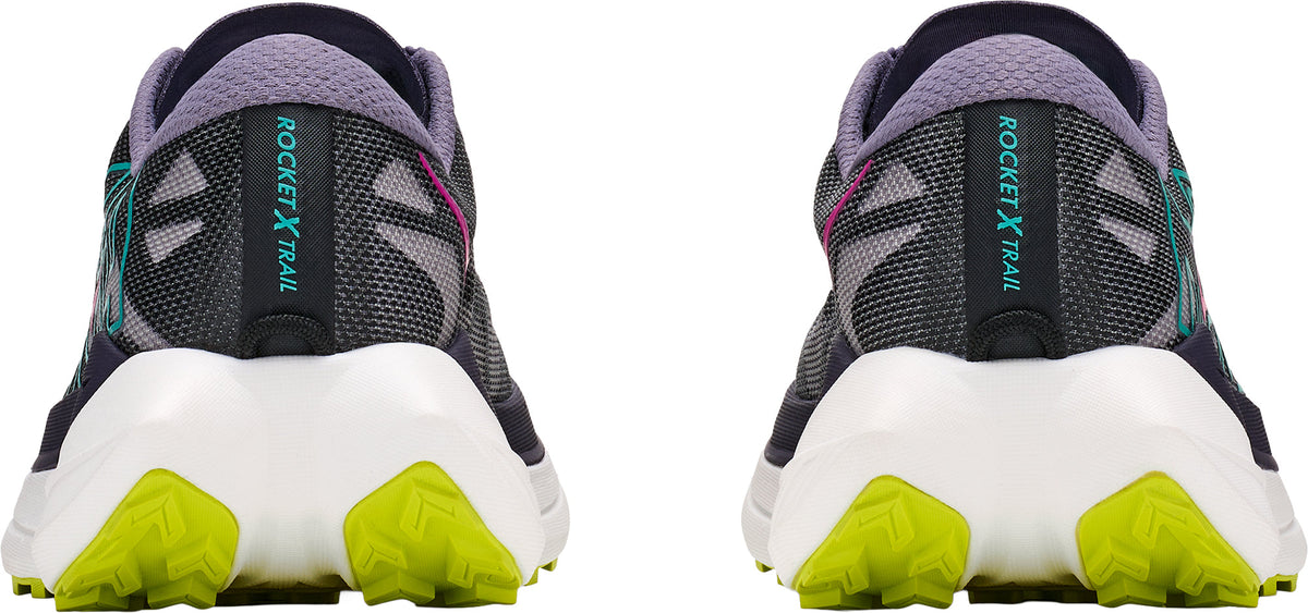 Hoka Rocket X Womens Trail Running Shoes - Purple