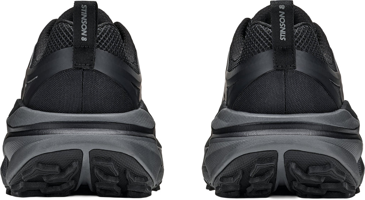 Hoka Stinson 8 Mens Trail Running Shoes - Black