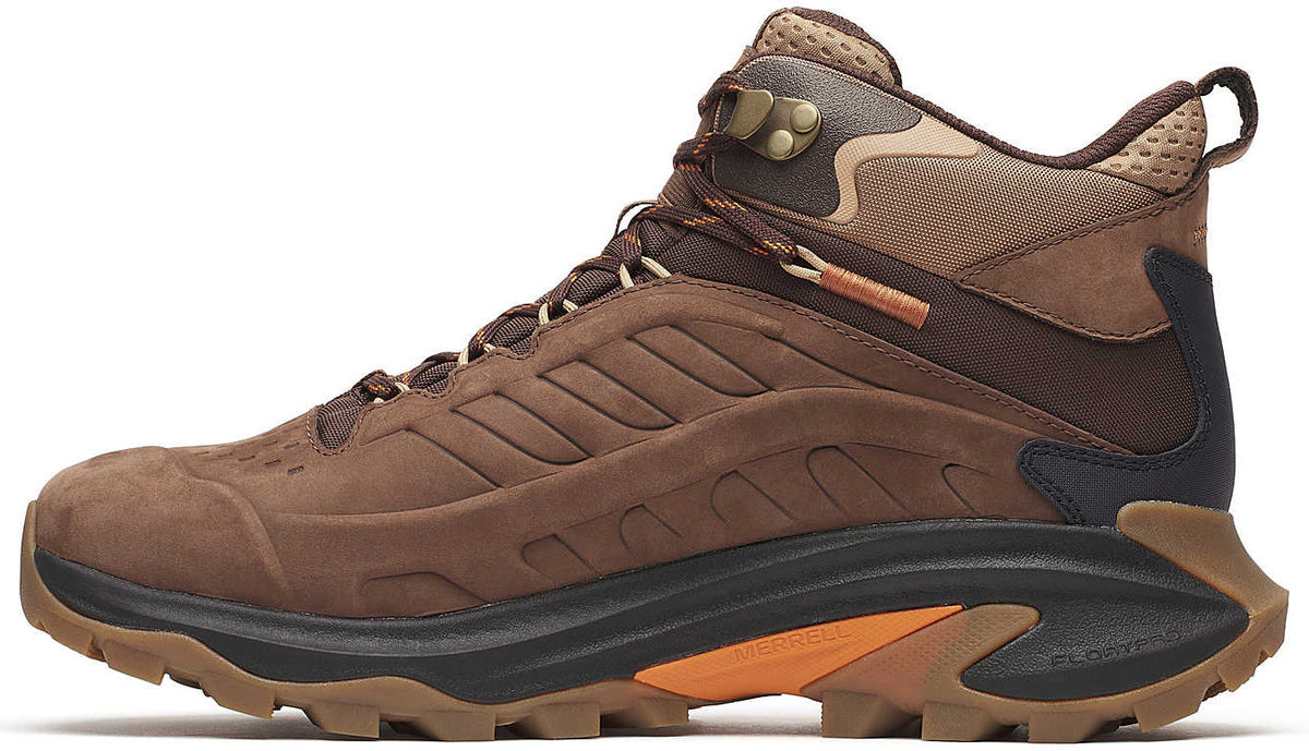 Merrell Moab Speed 2 Leather Mid Waterproof Mens Walking Boots - Brown