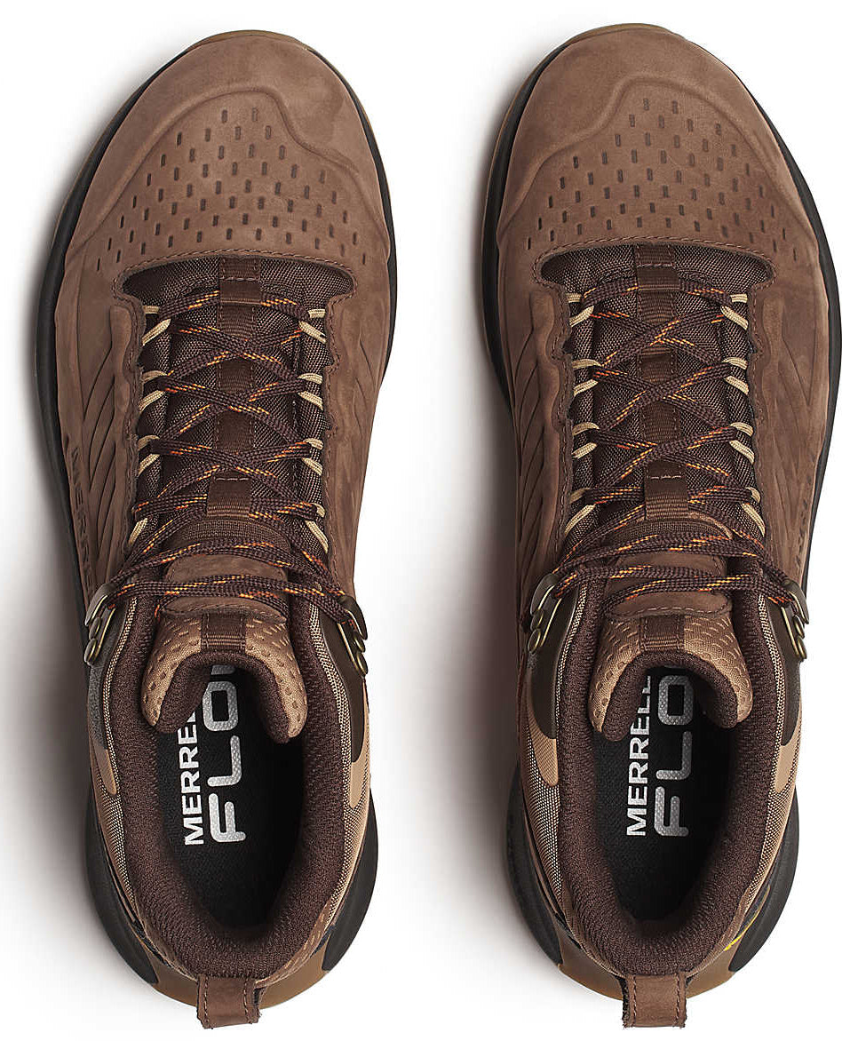 Merrell Moab Speed 2 Leather Mid Waterproof Mens Walking Boots - Brown
