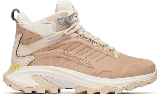 Merrell Moab Speed 2 Leather Mid Waterproof Womens Walking Boots - Pink