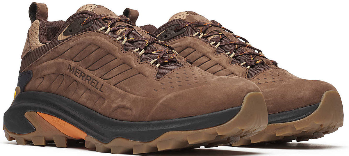 Merrell Moab Speed 2 Leather Waterproof Mens Walking Shoes - Brown