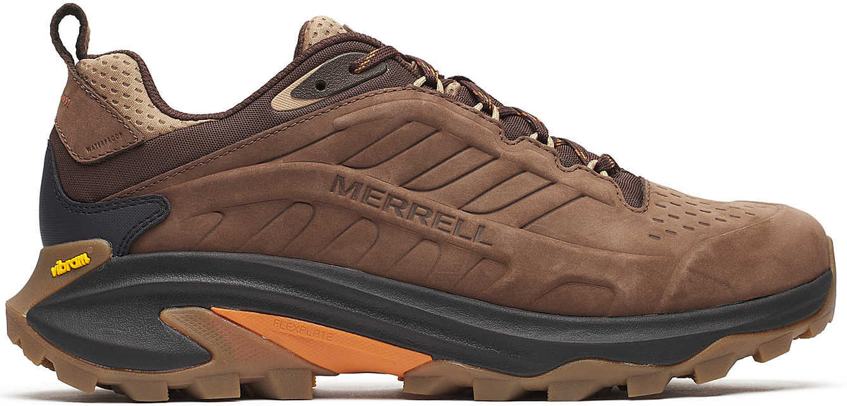 Merrell Moab Speed 2 Leather Waterproof Mens Walking Shoes - Brown