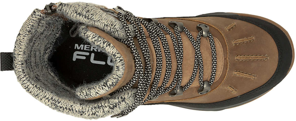 Merrell Siren 4 Thermo Mid Zip Waterproof Womens Walking Boots - Brown