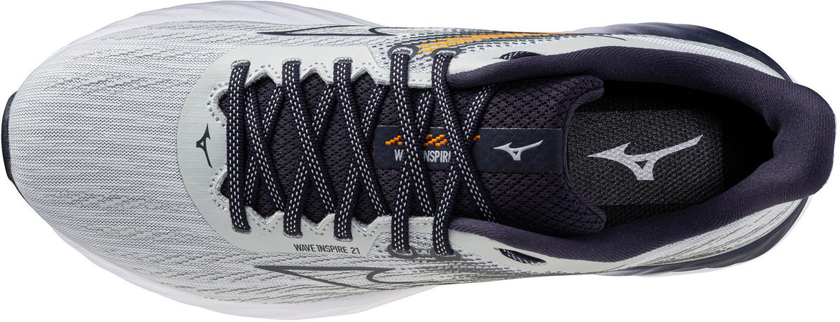 Mizuno Wave Inspire 21 Mens Running Shoes - Grey