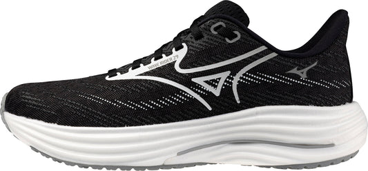 Mizuno Wave Rider 29 WIDE FIT (D) Womens Running Shoes - Black