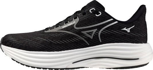 Mizuno Wave Rider 29 WIDE FIT (2E) Mens Running Shoes - Black