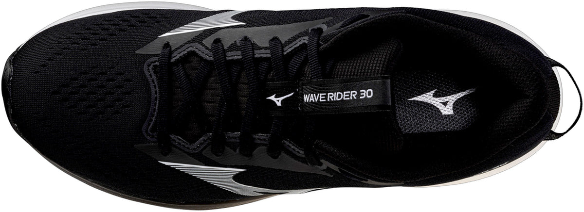 Mizuno Wave Rider 30 Mens Running Shoes - Black